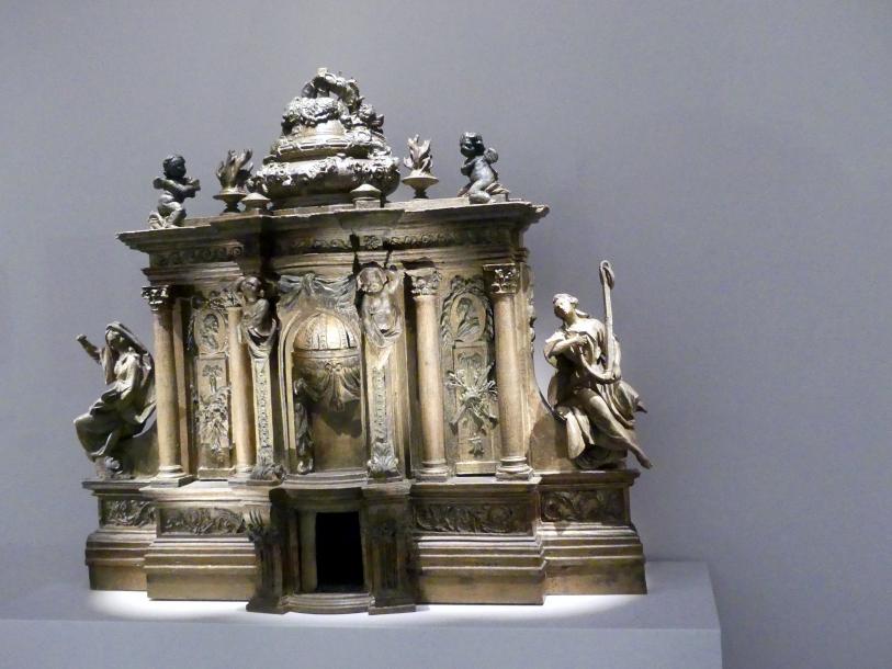 Christian Jorhan der Ältere (1750–1802), Modell für den Tabernakel in Maria Dorfen (?, früher Frauenzell vermutet), Dorfen, Wallfahrtskirche Mariä Himmelfahrt, jetzt München, Bayerisches Nationalmuseum, 1790, Bild 2/4