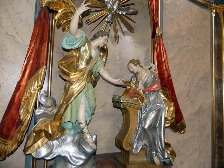 Christian Jorhan der Ältere (1750–1802), Verkündigungsgruppe, Wolnzach, Pfarrkirche St. Laurentius, Undatiert, Bild 4/4