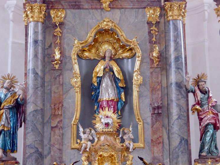 Simon Sorg (1740–1792), Hochaltar, Kirchberg (Regenstauf), Pfarrkirche Mariä Himmelfahrt, 1760, Bild 2/6