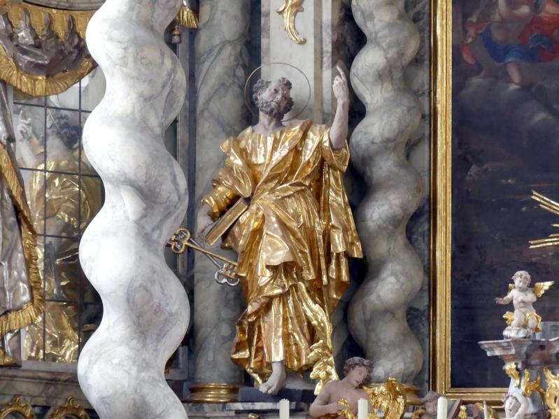 Simon Sorg (1740–1792), Hochaltar, Arrach (Falkenstein), Pfarrkirche St. Valentin, 1761, Bild 3/9