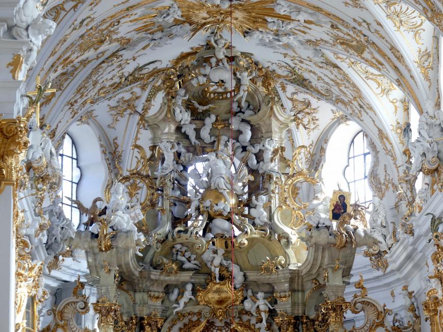 Simon Sorg (1740–1792), Hochaltar, Regensburg, Kollegiatstift Unserer Lieben Frau zur Alten Kapelle, Stiftskirche, 1769–1776, Bild 2/5