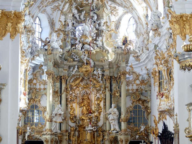 Simon Sorg (1740–1792), Hochaltar, Regensburg, Kollegiatstift Unserer Lieben Frau zur Alten Kapelle, Stiftskirche, 1769–1776, Bild 3/5