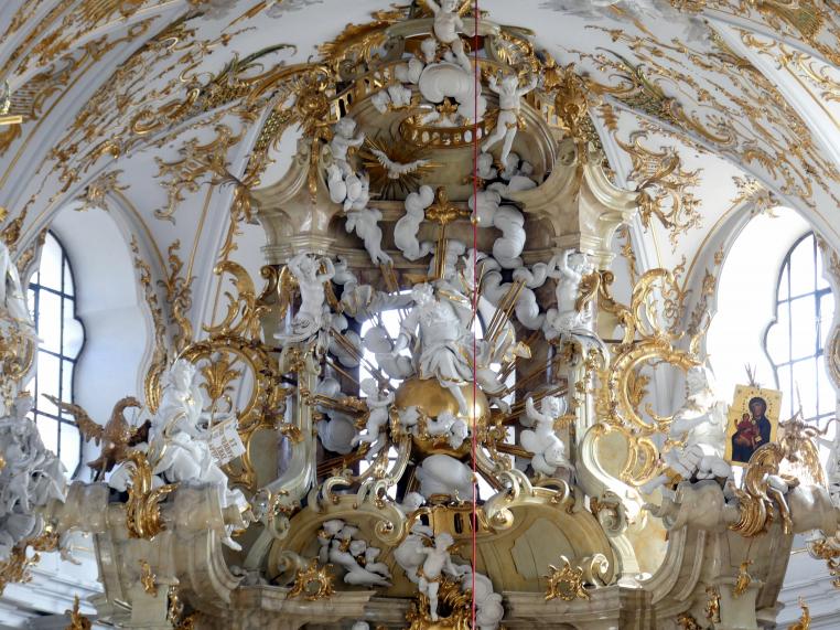 Simon Sorg (1740–1792), Hochaltar, Regensburg, Kollegiatstift Unserer Lieben Frau zur Alten Kapelle, Stiftskirche, 1769–1776, Bild 5/5