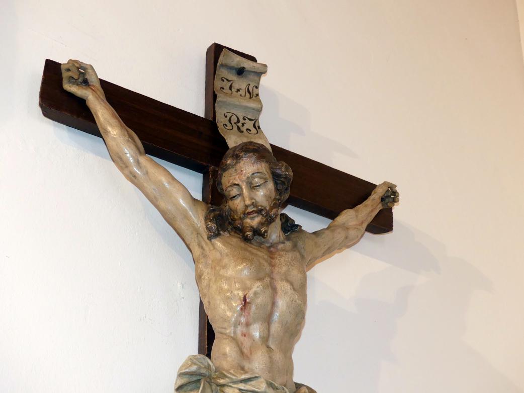 Johann Joseph Christian (1727–1777), Kruzifix "Der lächelnde Gekreuzigte", Riedlingen, ehem. Heilig-Geist-Spital, heute Museum Städtische Galerie, 1755, Bild 3/3