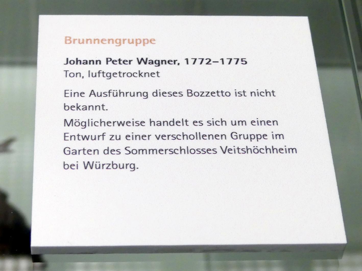 Johann Peter Wagner (1755–1797), Bozzetto Brunnengruppe, Würzburg, Museum für Franken (ehem. Mainfränkisches Museum), 1772–1775, Bild 2/2