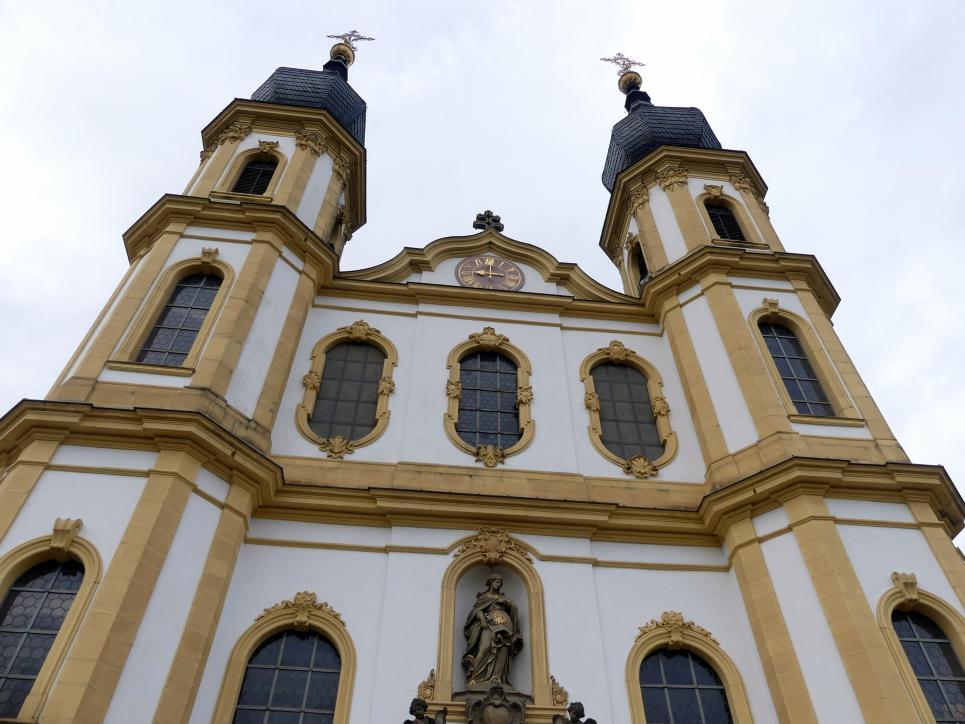 Balthasar Neumann (1715–1753), Bau der Wallfahrtskirche Mariä Heimsuchung auf dem Nikolausberg ("Käppele"), Würzburg, Käppele Wallfahrtskirche Mariä Heimsuchung auf dem Nikolausberg, 1748–1749, Bild 3/6