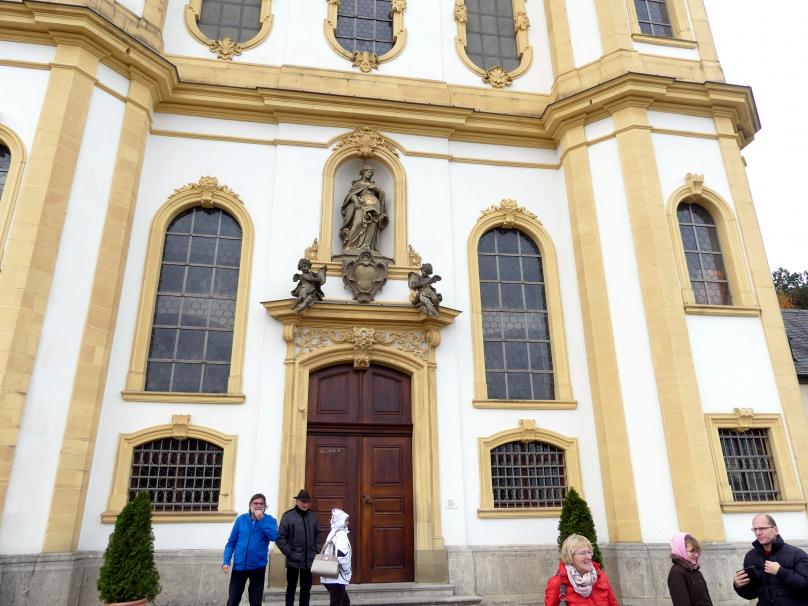 Balthasar Neumann (1715–1753), Bau der Wallfahrtskirche Mariä Heimsuchung auf dem Nikolausberg ("Käppele"), Würzburg, Käppele Wallfahrtskirche Mariä Heimsuchung auf dem Nikolausberg, 1748–1749, Bild 4/6