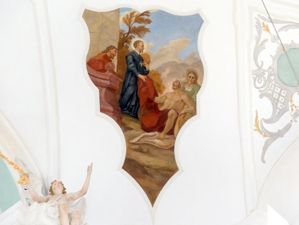 Johann Gebhard (1704–1751), Sechs Fresken in der Stichkappenzone, Hainsacker, Pfarrkirche St. Ägidius, 1738–1742, Bild 5/6