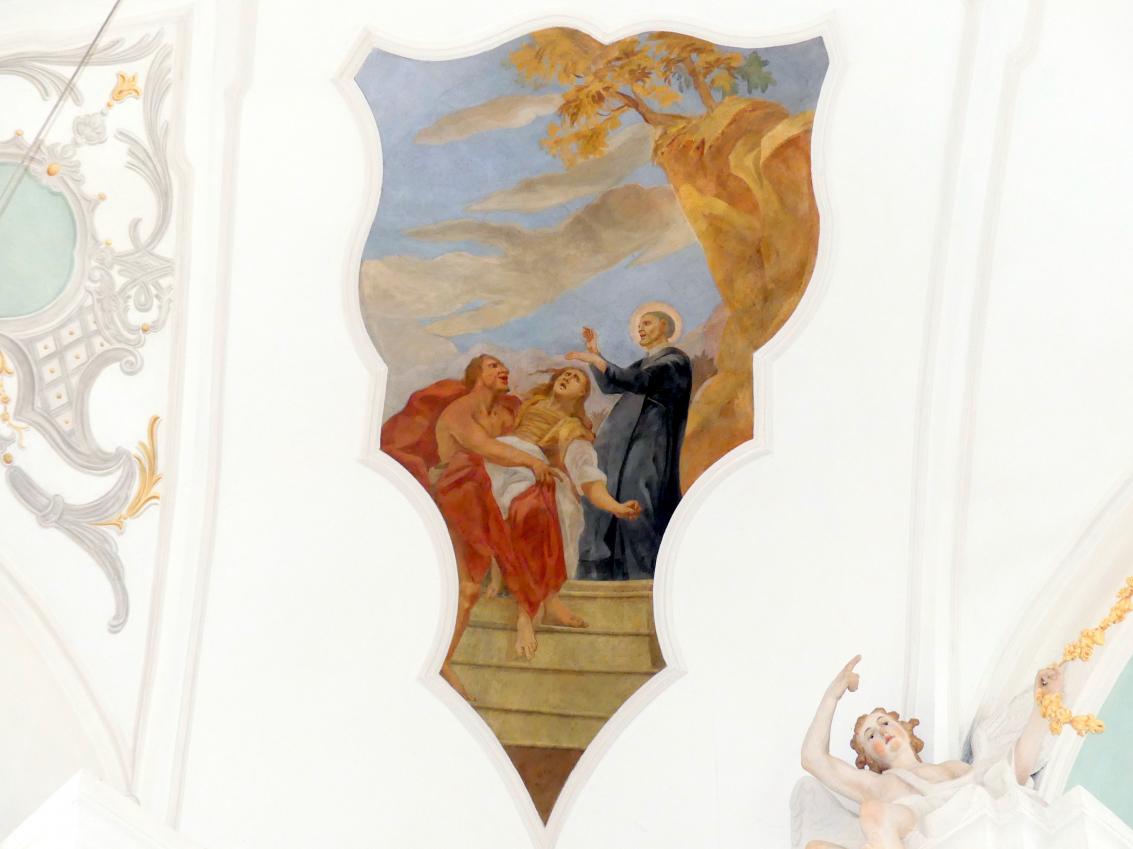 Johann Gebhard (1704–1751), Sechs Fresken in der Stichkappenzone, Hainsacker, Pfarrkirche St. Ägidius, 1738–1742, Bild 6/6