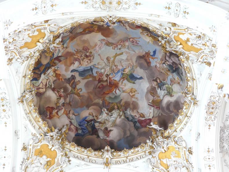 Johann Georg Bergmüller (1709–1762), Freskierung des Marienmünsters Dießen, Dießen am Ammersee, ehem. Augustinerchorherren-Stiftskirche, heute Pfarrkirche Marienmünster Mariä Himmelfahrt, 1736, Bild 4/4