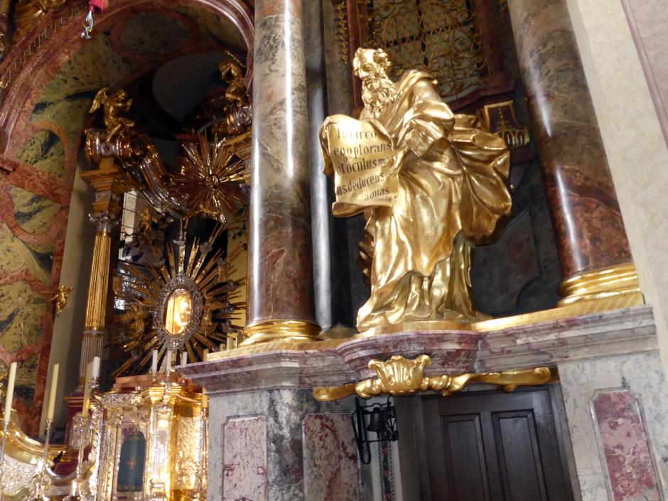 Joseph Matthias Götz (1713–1758), Hoch- und Gnadenaltar, Maria Taferl, Pfarr- und Wallfahrtskirche zur Schmerzhaften Muttergottes, 1732–1739, Bild 2/8