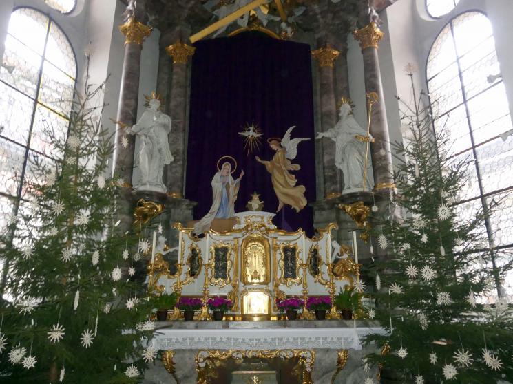 Johann Michael Fischer (Bildhauer) (1744–1792), Hochaltar, Neuburg an der Donau, Pfarrkirche St. Peter, 1760–1764, Bild 3/5