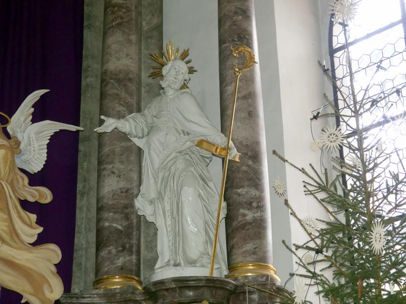 Johann Michael Fischer (Bildhauer) (1744–1792), Hochaltar, Neuburg an der Donau, Pfarrkirche St. Peter, 1760–1764, Bild 5/5