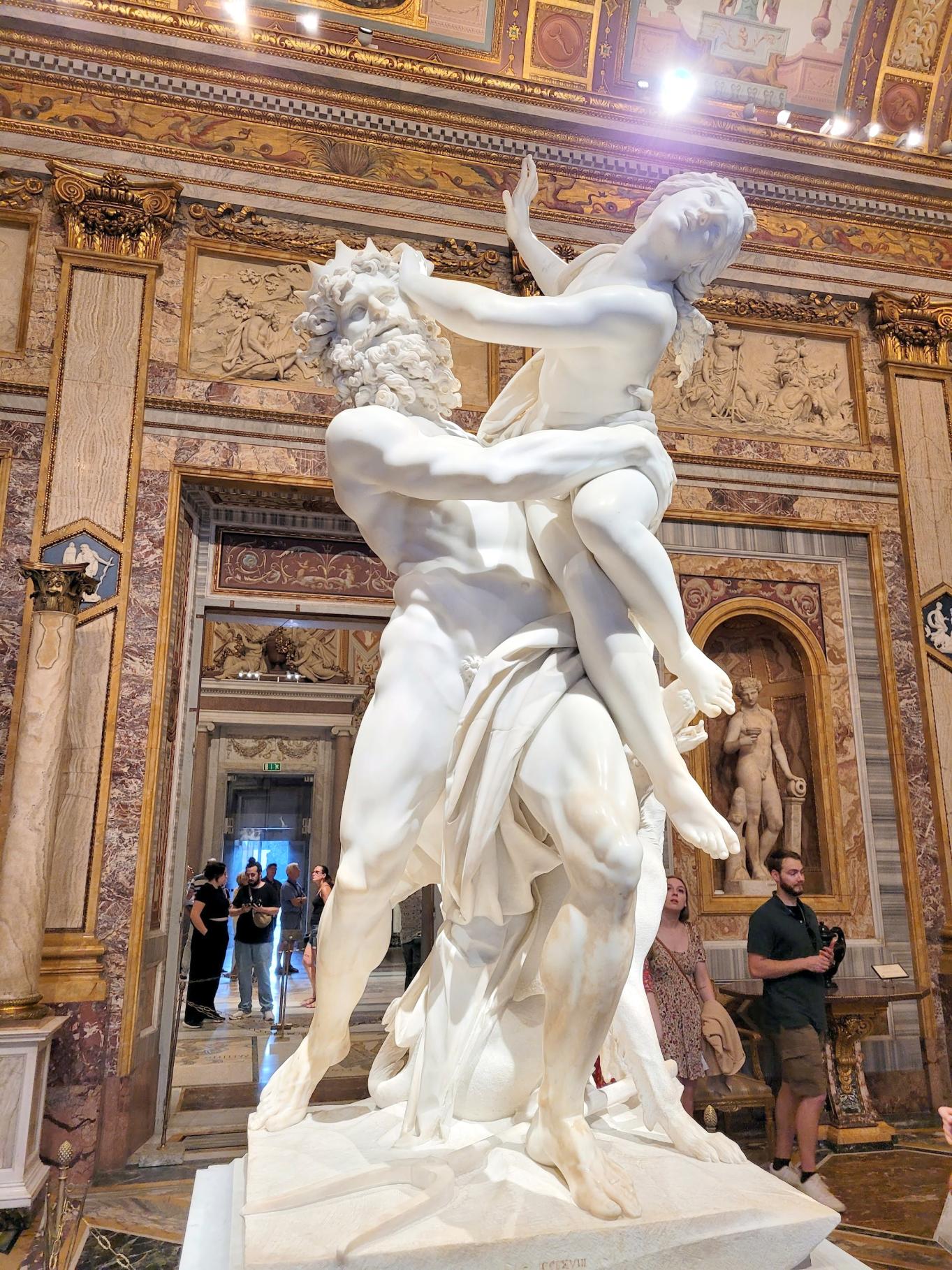 Gian Lorenzo Bernini (1614–1679), Raub der Proserpina, Rom, Villa Borghese, jetzt Rom, Villa Borghese, Galleria Borghese, 1621–1622
