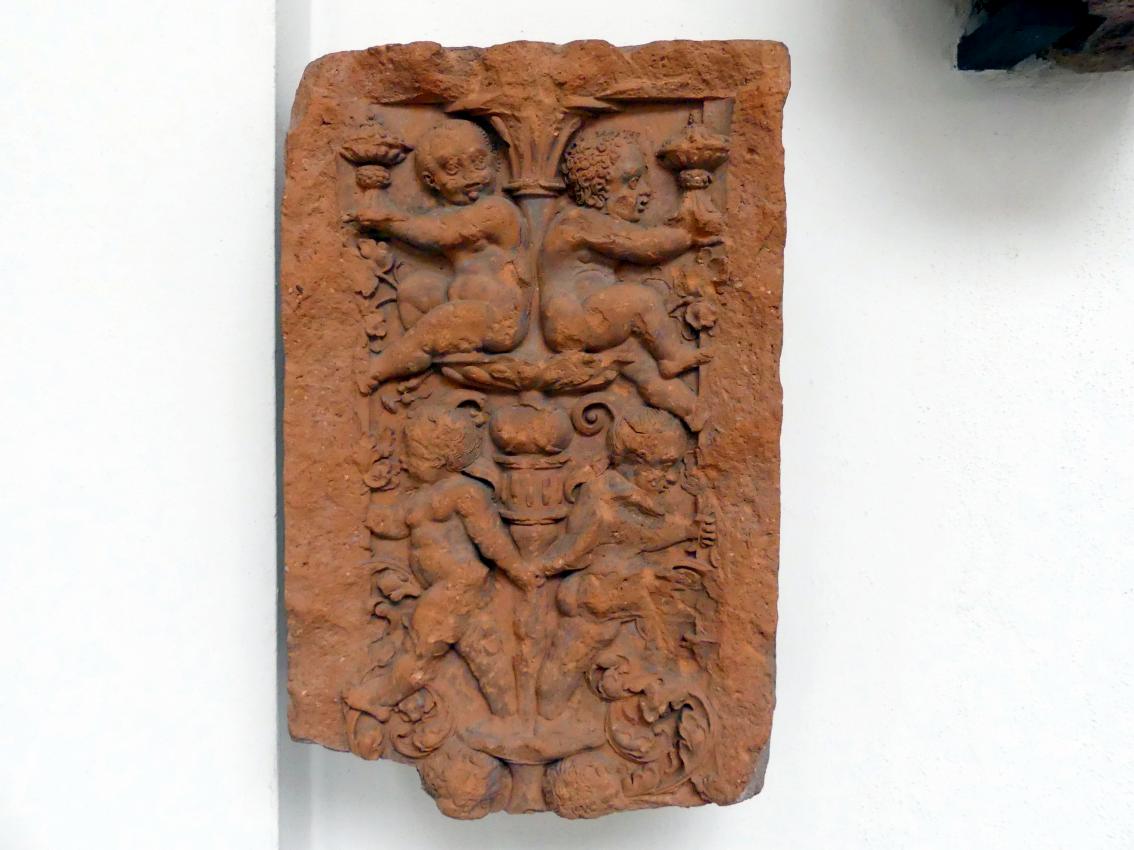 Fünf Ziegel, Prag-Hradschin, Prager Burg, Palais Lobkowitz, jetzt Prag-Holešovice, Lapidarium, Saal 3, nach 1554, Bild 3/5