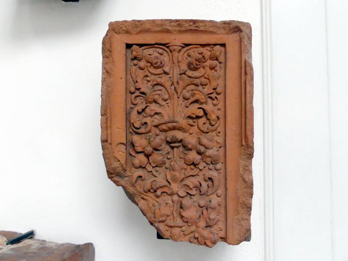Fünf Ziegel, Prag-Hradschin, Prager Burg, Palais Lobkowitz, jetzt Prag-Holešovice, Lapidarium, Saal 3, nach 1554, Bild 4/5