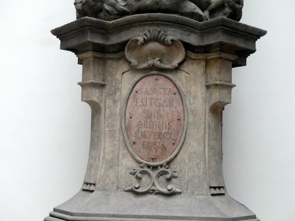 Matthias Bernhard Braun (1710–1725), Vision der Hl. Luitgard, Prag, Karlsbrücke, jetzt Prag-Holešovice, Lapidarium, Saal 4, 1710, Bild 2/4