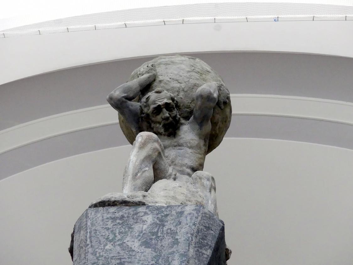 Matthias Bernhard Braun (1710–1725), Atlas (Mythologie), Prag-Kleinseite, Vrtba-Garten, jetzt Prag-Holešovice, Lapidarium, Saal 4, um 1725, Bild 2/2