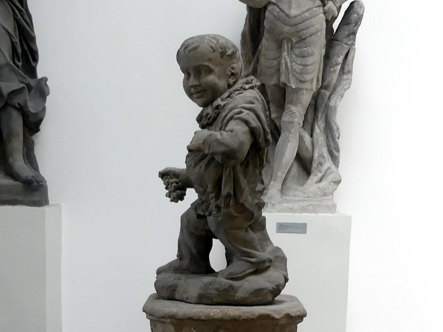 Zwerg, Prag-Neustadt, Villa Amerika Nr. 462, heute Antonín-Dvořák-Museum, jetzt Prag-Holešovice, Lapidarium, Saal 6, 1. Hälfte 18. Jhd., Bild 3/5