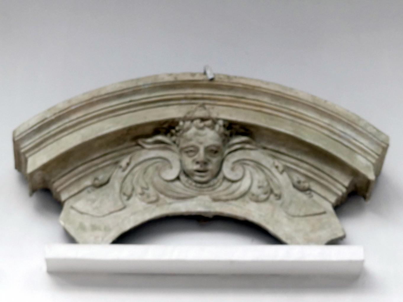 Kilian Ignaz Dientzenhofer (1718–1752), Architektonische Elemente, Prag-Smíchov, ehem. Jesuitengarten, unter Maria Theresa Botanischer Garten, heute 'Dientzenhofer-Garten', jetzt Prag-Holešovice, Lapidarium, Saal 6, 1735, Bild 7/10