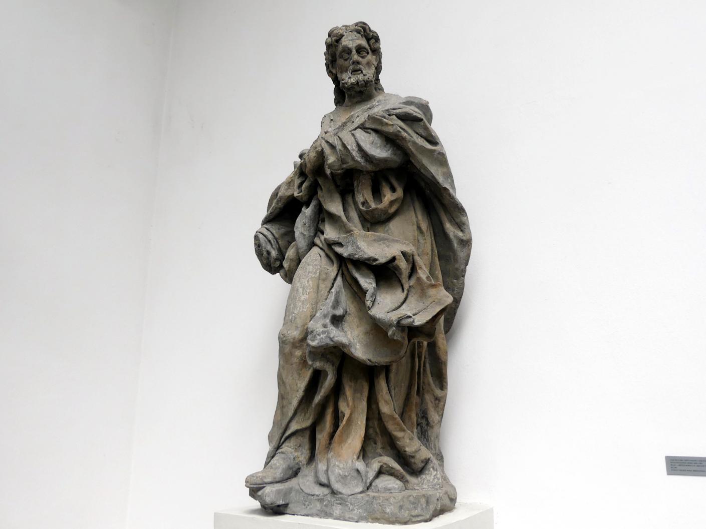 Hl. Josef, Prag-Hradschin, Prager Loreto, ehem. Kapuzinerkloster, jetzt Prag-Holešovice, Lapidarium, Saal 6, 1724, Bild 2/2