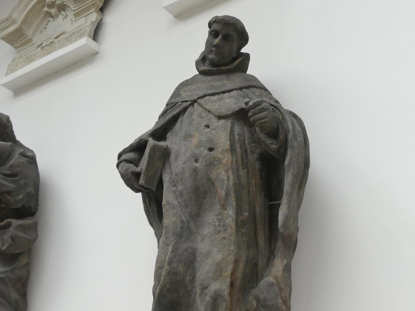 Hl. Angelus der Karmelit, Prag-Altstadt, ehem. Karmeliterkloster, St.-Gallus-Kirche, jetzt Prag-Holešovice, Lapidarium, Saal 6, 1727, Bild 3/3