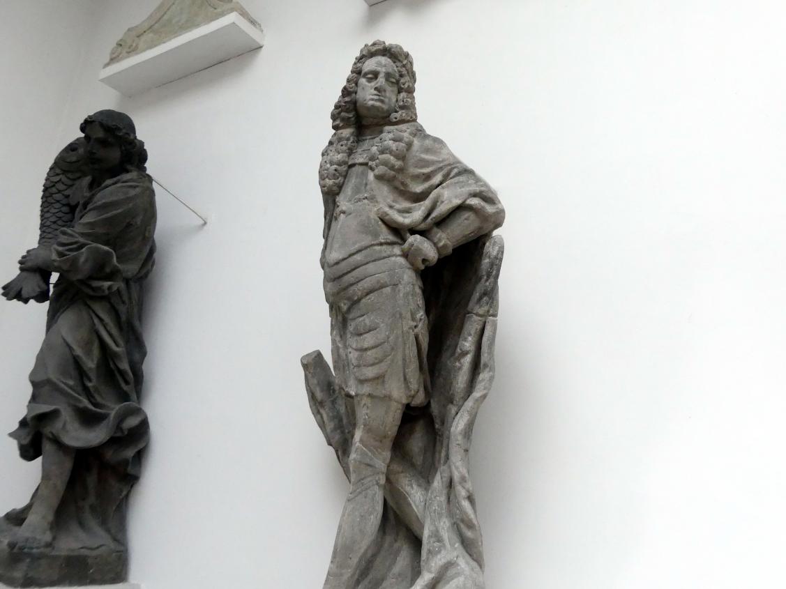 Anton Braun (1735–1736), Kaiser Karl VI., Prag-Altstadt, Sixt-Haus, Celetná 553, jetzt Prag-Holešovice, Lapidarium, Saal 6, 1736, Bild 2/2