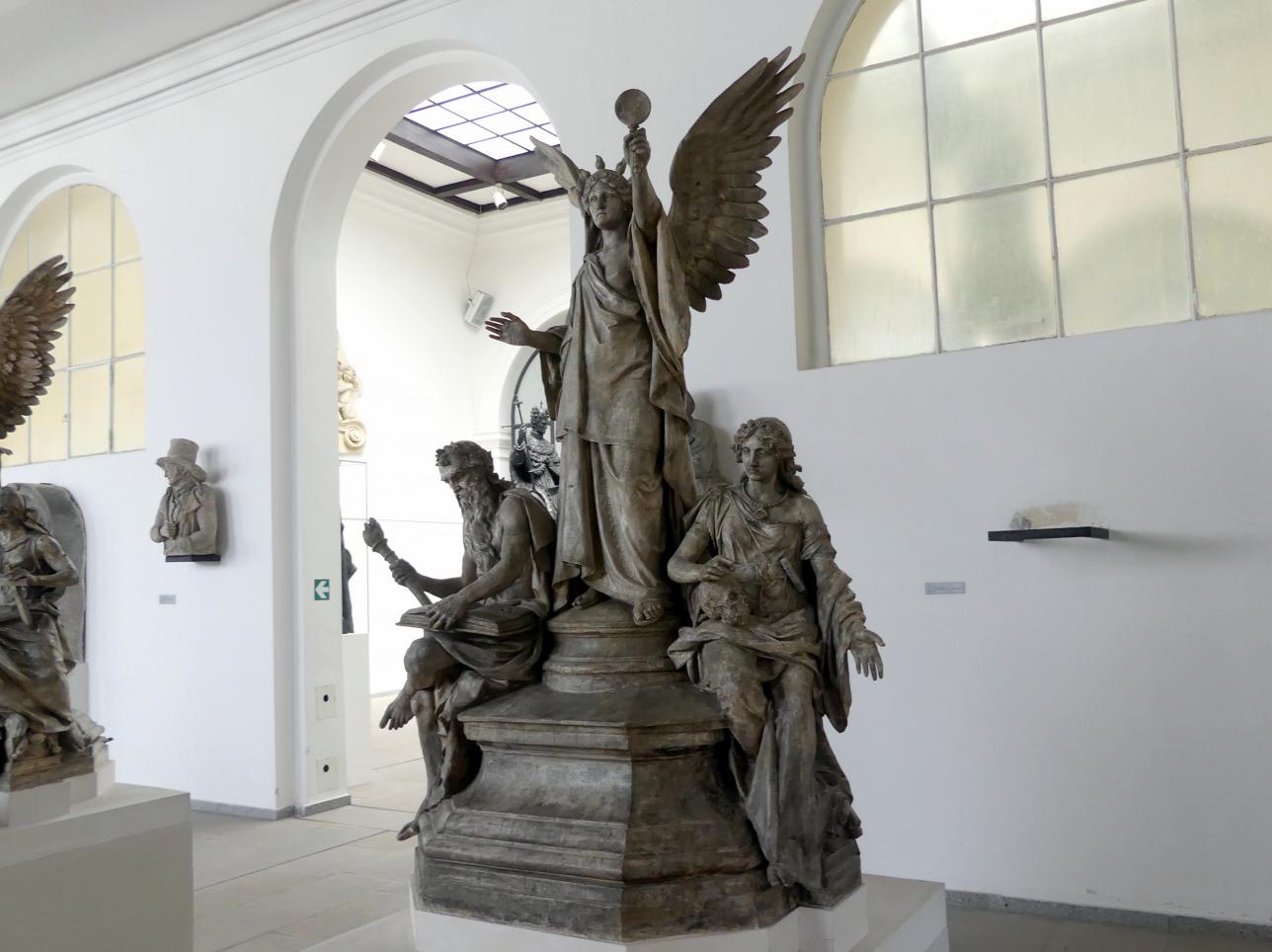Bohuslav Schnirch (1887–1889), Allegorie der Liebe zur Wahrheit, Prag-Holešovice, Lapidarium, Saal 7, 1889, Bild 2/3