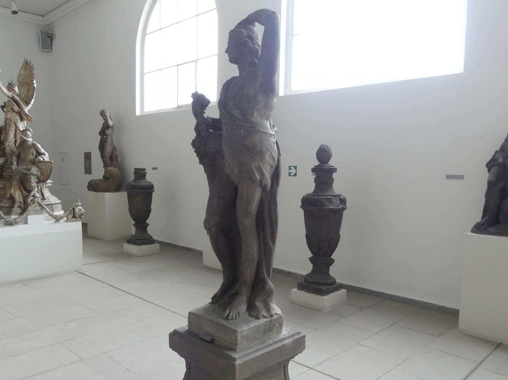 Bacchus, Prag-Neustadt, Villa Amerika Nr. 462, heute Antonín-Dvořák-Museum, jetzt Prag-Holešovice, Lapidarium, Saal 7, 2. Hälfte 18. Jhd., Bild 2/3