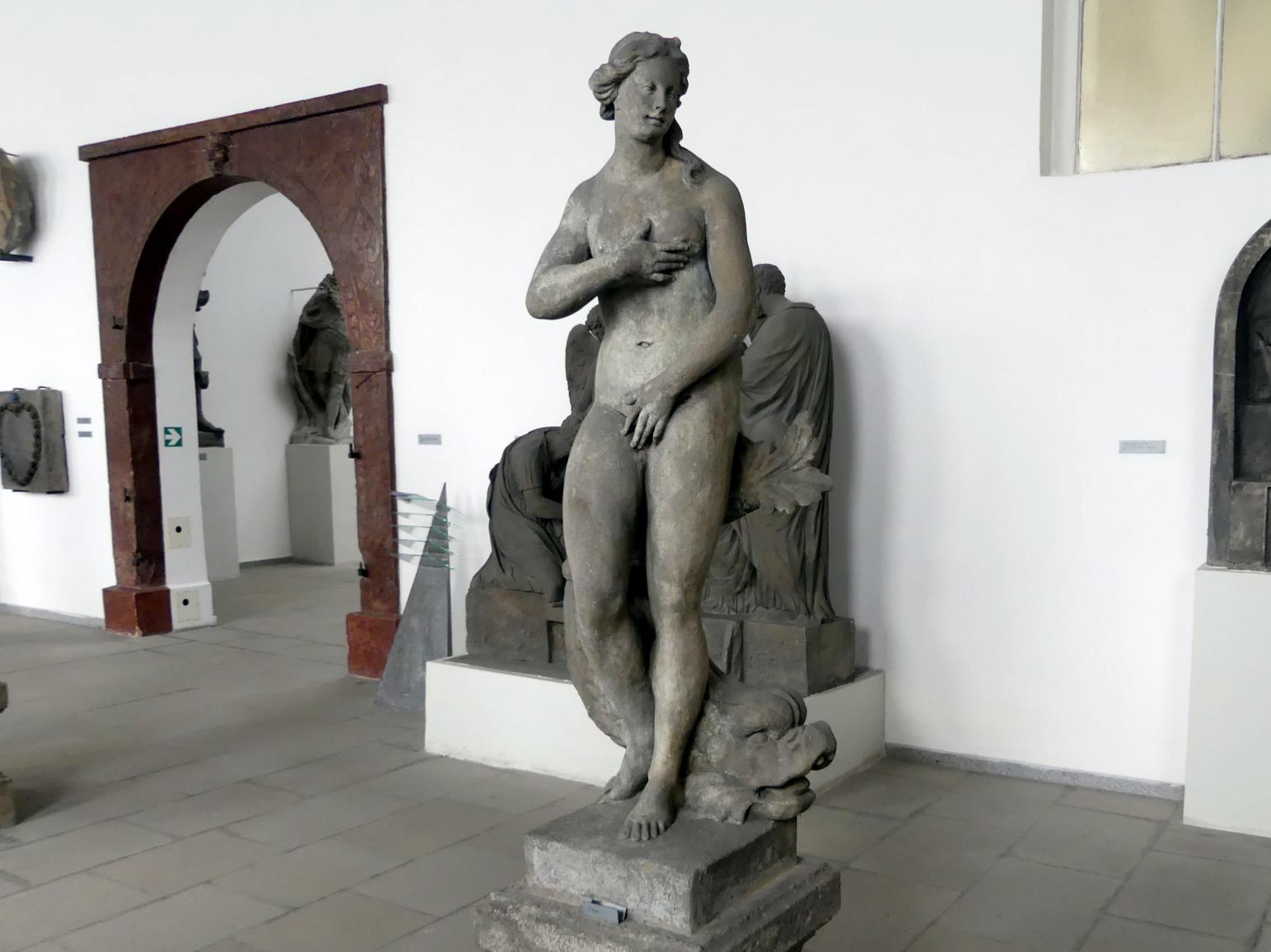 Venus, Prag-Neustadt, Villa Amerika Nr. 462, heute Antonín-Dvořák-Museum, jetzt Prag-Holešovice, Lapidarium, Saal 7, 2. Hälfte 18. Jhd., Bild 2/3