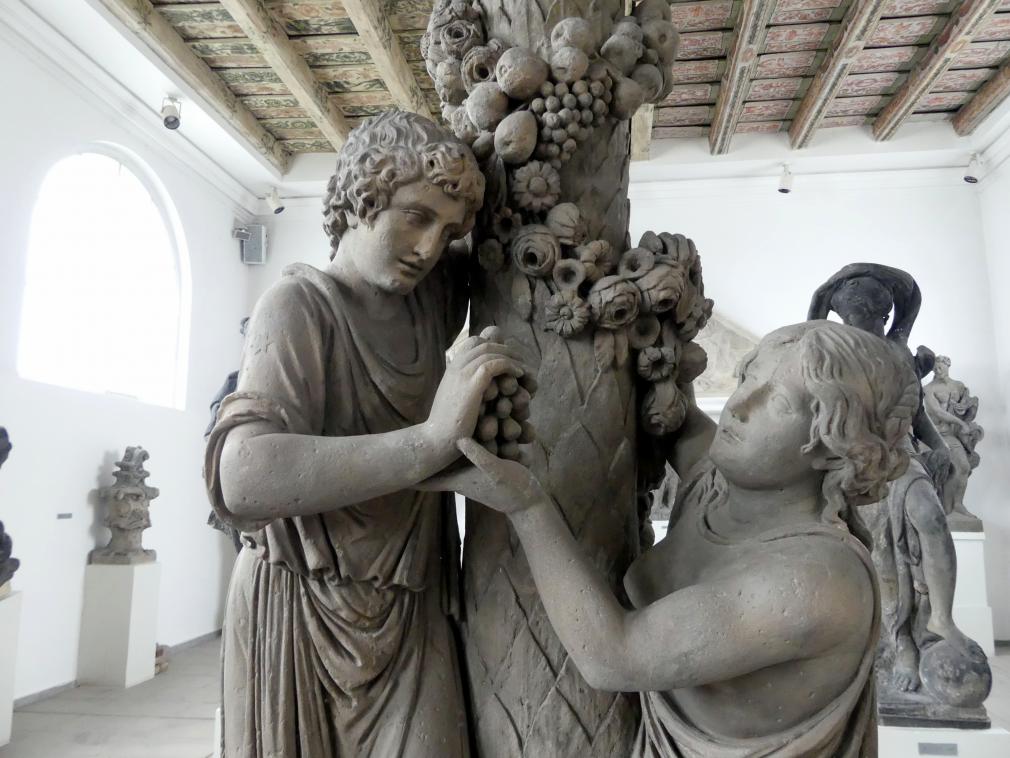 Franz Xaver Lederer (1797), Mittelteil des Wimmer-Brunnens, Prag, ehemals Neue Allee (V nových alejích), heute Národní třída, jetzt Prag-Holešovice, Lapidarium, Saal 7, 1797, Bild 3/4