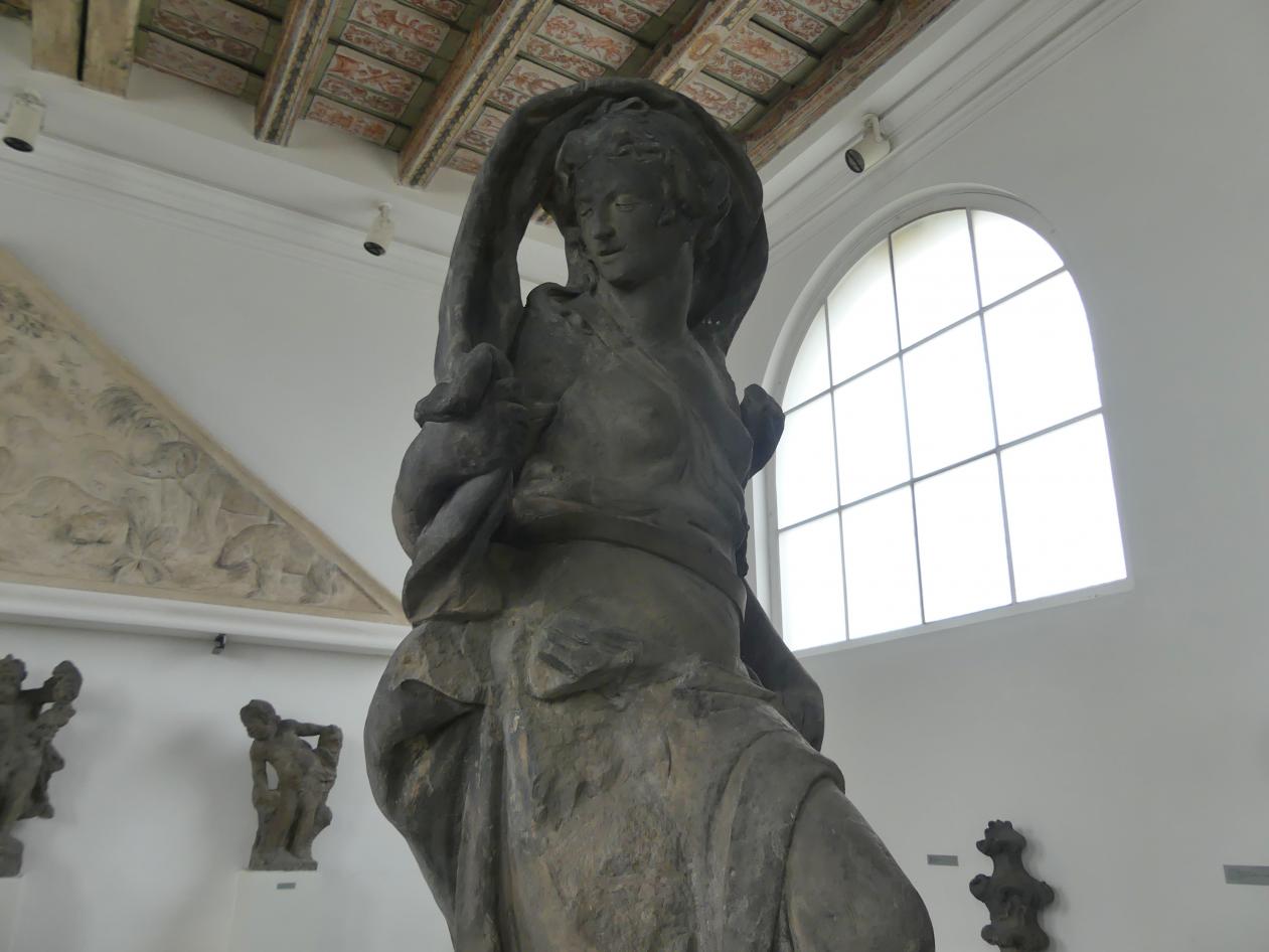 Ignaz Franz Platzer (1752–1765), Fortuna, Prag-Altstadt, Altstädter Ring, Palais Goltz-Kinsky, jetzt Prag-Holešovice, Lapidarium, Saal 7, um 1765, Bild 4/5