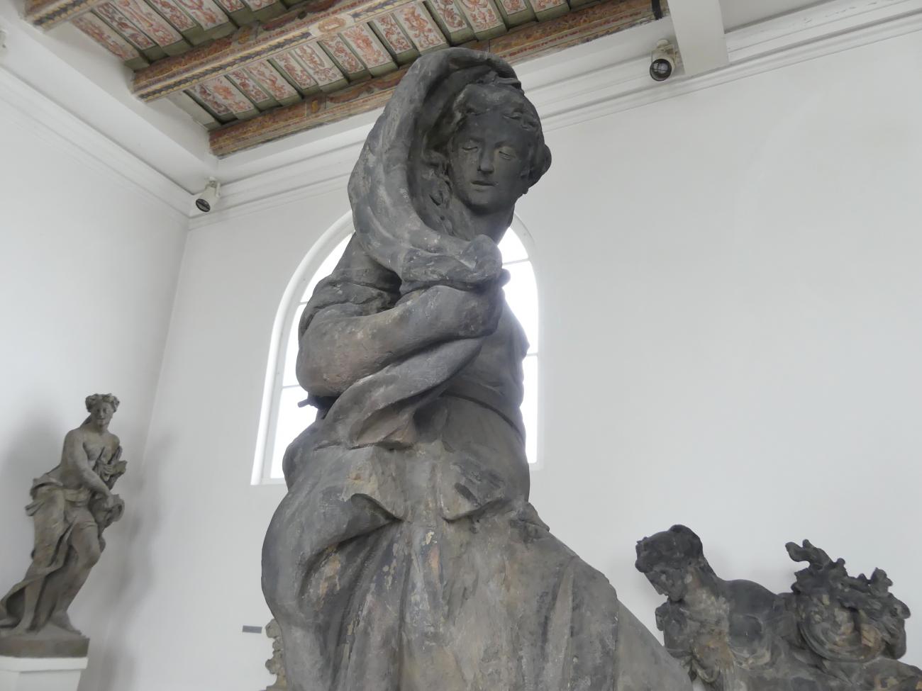 Ignaz Franz Platzer (1752–1765), Fortuna, Prag-Altstadt, Altstädter Ring, Palais Goltz-Kinsky, jetzt Prag-Holešovice, Lapidarium, Saal 7, um 1765, Bild 5/5