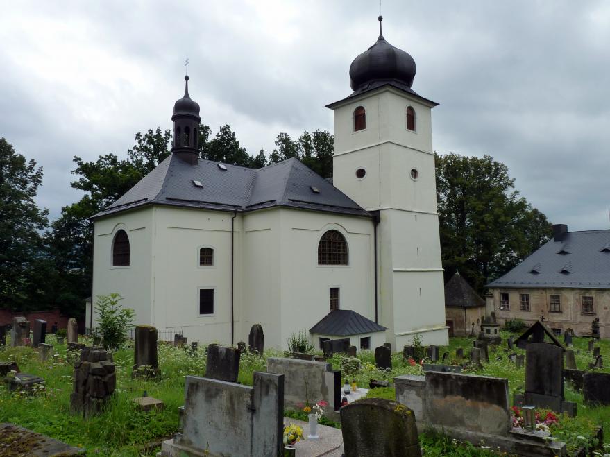 Martin Allio von Löwenthal (1695), Pfarrkirche St. Georg und St. Martin, Märzdorf, Pfarrkirche St. Georg und St. Martin, 1692–1698, Bild 7/10