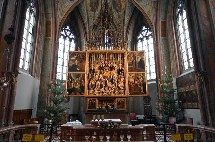 Michael Pacher (1461–1497), Altar von St. Wolfgang, St. Wolfgang im Salzkammergut, Pfarr- und Wallfahrtskirche St. Wolfgang, 1475–1481, Bild 2/6
