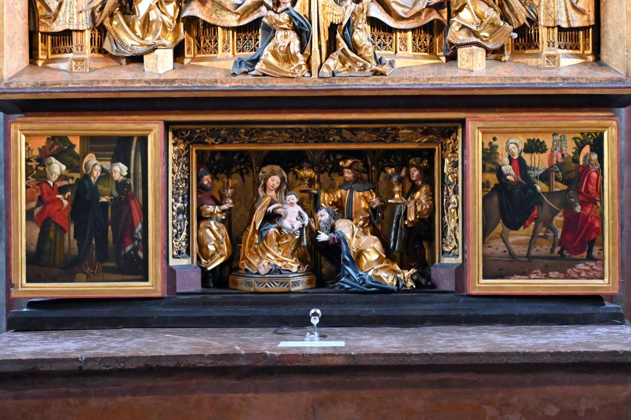 Michael Pacher (1461–1497), Altar von St. Wolfgang, St. Wolfgang im Salzkammergut, Pfarr- und Wallfahrtskirche St. Wolfgang, 1475–1481, Bild 5/6