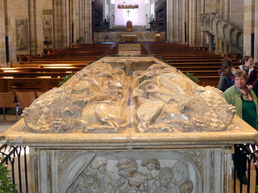 Tilman Riemenschneider (1487–1523), Grabmal des hl. Kaiserpaares Heinrich und Kunigunde, Bamberg, Bamberger Dom St. Peter und St. Georg, 1499–1513, Bild 4/6