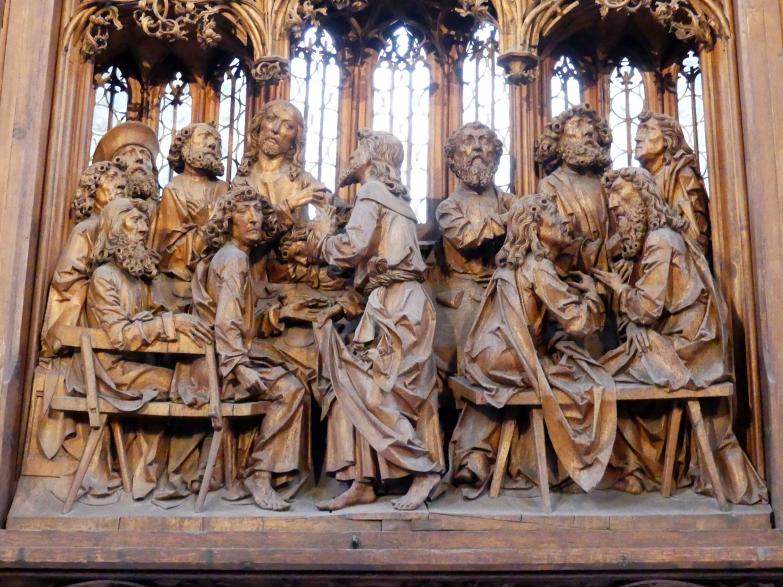 Tilman Riemenschneider (1487–1523), Heiligblutaltar, Rothenburg ob der Tauber, ev. Stadtpfarrkirche St. Jakob, 1501–1504, Bild 14/21