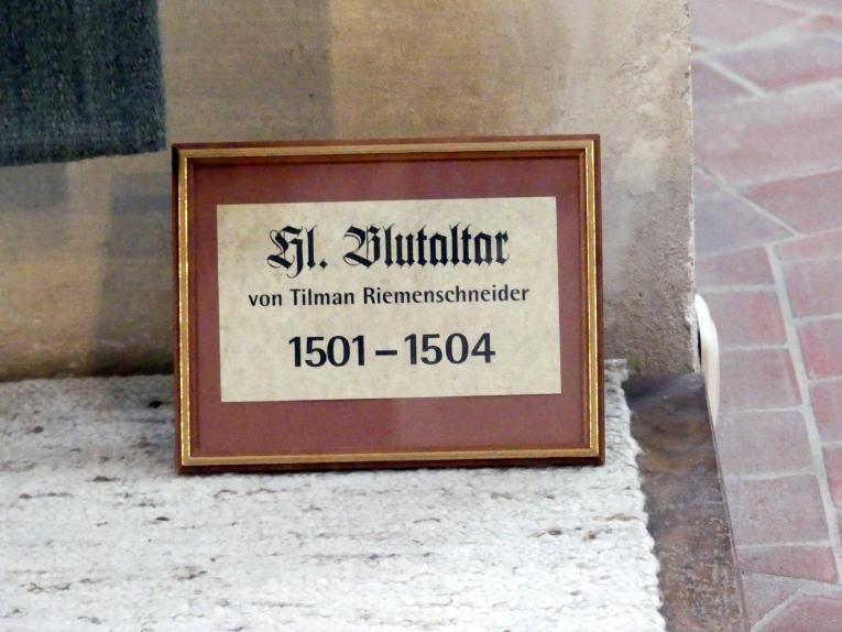 Tilman Riemenschneider (1487–1523), Heiligblutaltar, Rothenburg ob der Tauber, ev. Stadtpfarrkirche St. Jakob, 1501–1504, Bild 21/21