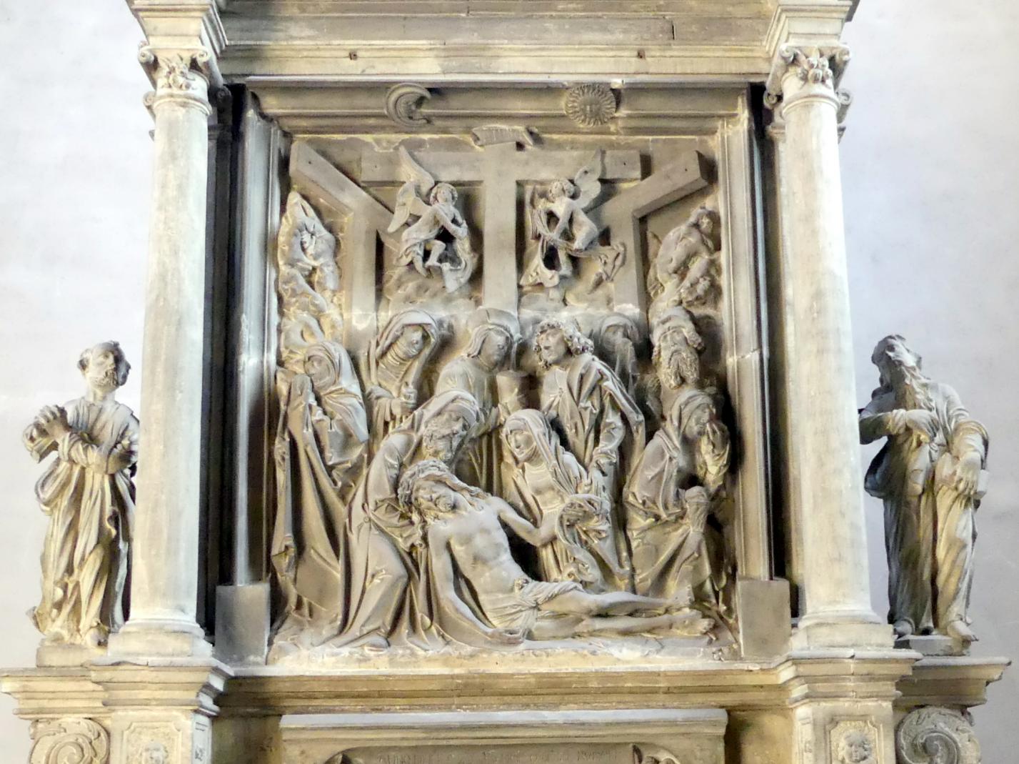 Tilman Riemenschneider (1487–1523), Altar "Beweinung Christi", Maidbronn, ehem. Zisterzienserinnenkloster, um 1522–1525, Bild 2/12