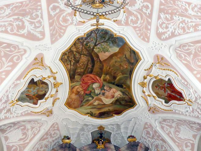Cosmas Damian Asam (1713–1738), Hauptfresko, Hohenfels (Oberpfalz), Pfarrkirche St. Ulrich, 1717, Bild 3/16