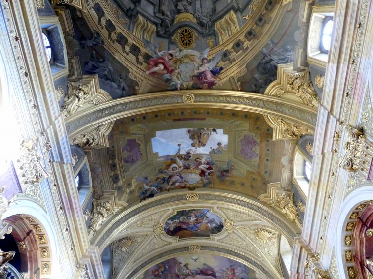 Andrea Pozzo (1671–1709), Freskierung, Wien, Jesuitenkirche Mariä Himmelfahrt, St. Ignatius und St. Franz Xaver (Universitätskirche ), 1703–1709, Bild 3/10