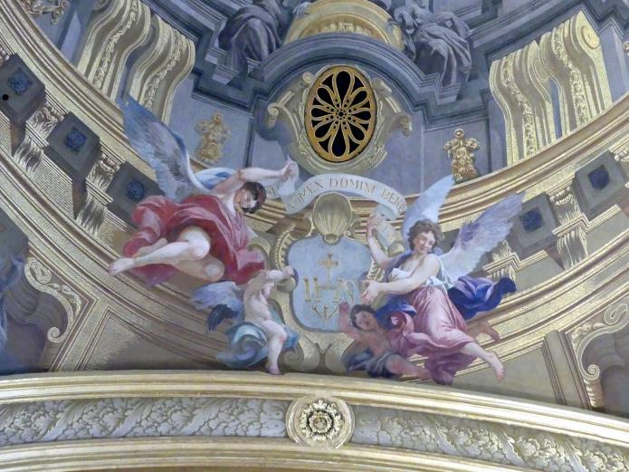 Andrea Pozzo (1671–1709), Freskierung, Wien, Jesuitenkirche Mariä Himmelfahrt, St. Ignatius und St. Franz Xaver (Universitätskirche ), 1703–1709, Bild 4/10