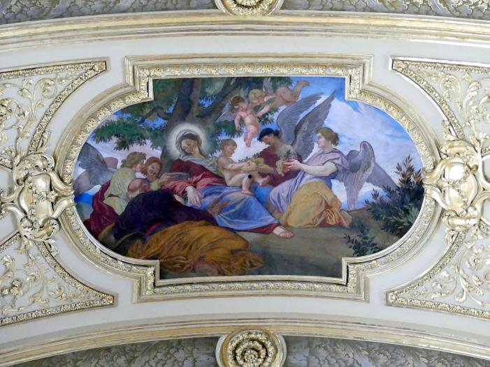Andrea Pozzo (1671–1709), Freskierung, Wien, Jesuitenkirche Mariä Himmelfahrt, St. Ignatius und St. Franz Xaver (Universitätskirche ), 1703–1709, Bild 6/10