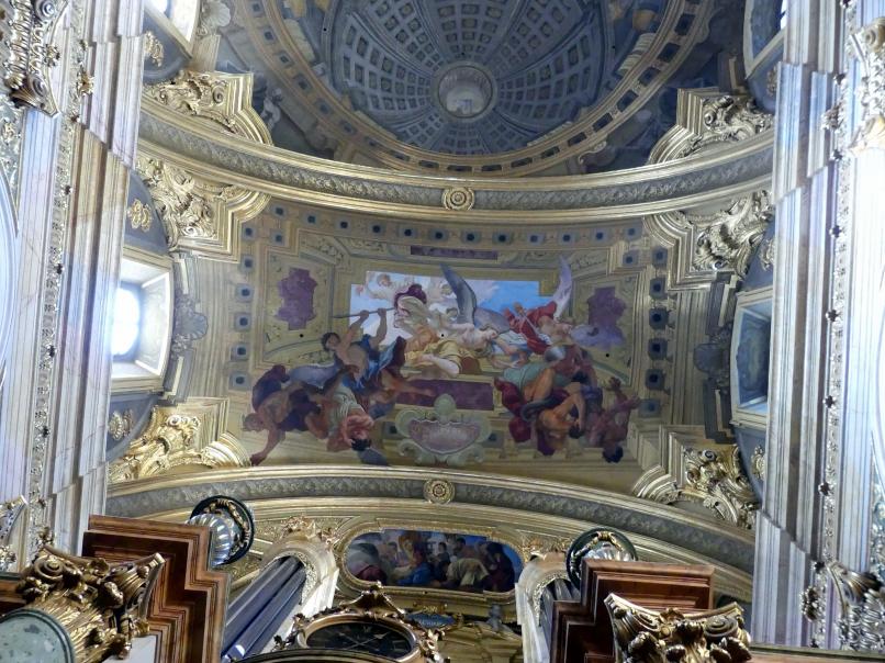 Andrea Pozzo (1671–1709), Freskierung, Wien, Jesuitenkirche Mariä Himmelfahrt, St. Ignatius und St. Franz Xaver (Universitätskirche ), 1703–1709, Bild 7/10