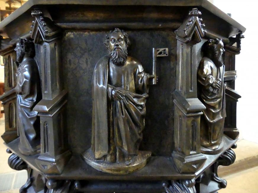 Hermann Vischer der Ältere (1457–1486), Taufbecken, Lutherstadt Wittenberg, Stadt- und Pfarrkirche St. Marien, 1457, Bild 8/30