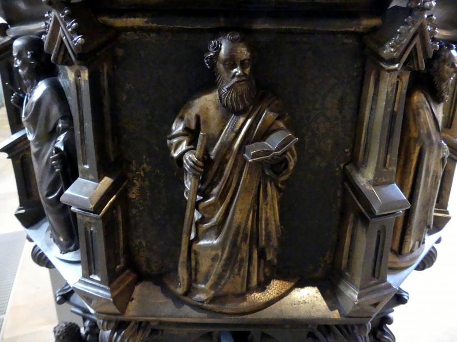 Hermann Vischer der Ältere (1457–1486), Taufbecken, Lutherstadt Wittenberg, Stadt- und Pfarrkirche St. Marien, 1457, Bild 12/30