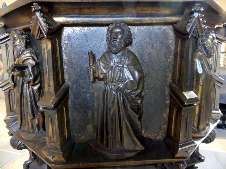 Hermann Vischer der Ältere (1457–1486), Taufbecken, Lutherstadt Wittenberg, Stadt- und Pfarrkirche St. Marien, 1457, Bild 15/30