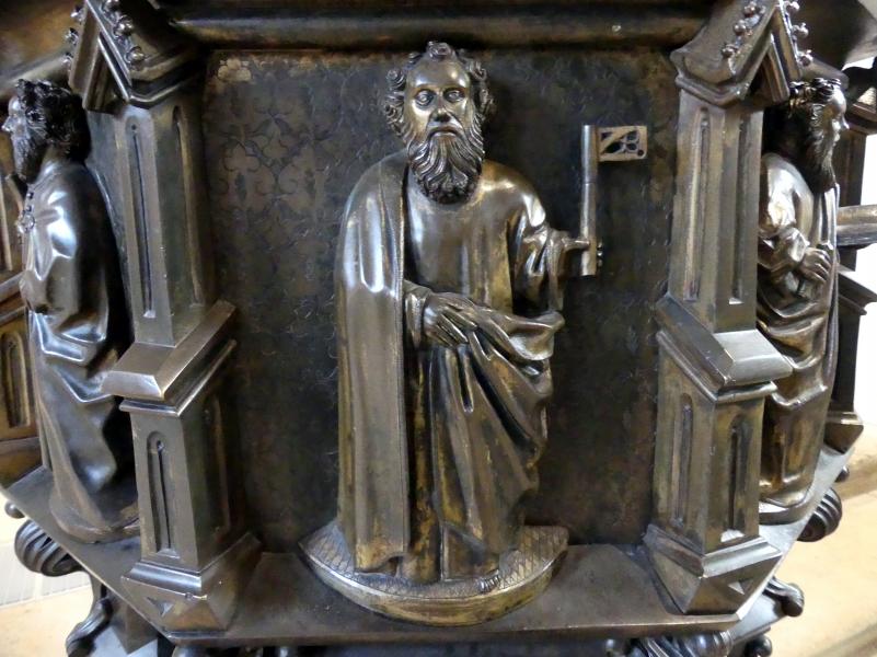 Hermann Vischer der Ältere (1457–1486), Taufbecken, Lutherstadt Wittenberg, Stadt- und Pfarrkirche St. Marien, 1457, Bild 16/30