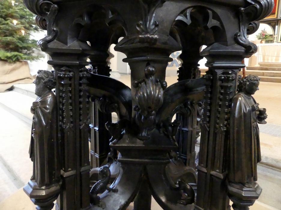 Hermann Vischer der Ältere (1457–1486), Taufbecken, Lutherstadt Wittenberg, Stadt- und Pfarrkirche St. Marien, 1457, Bild 18/30